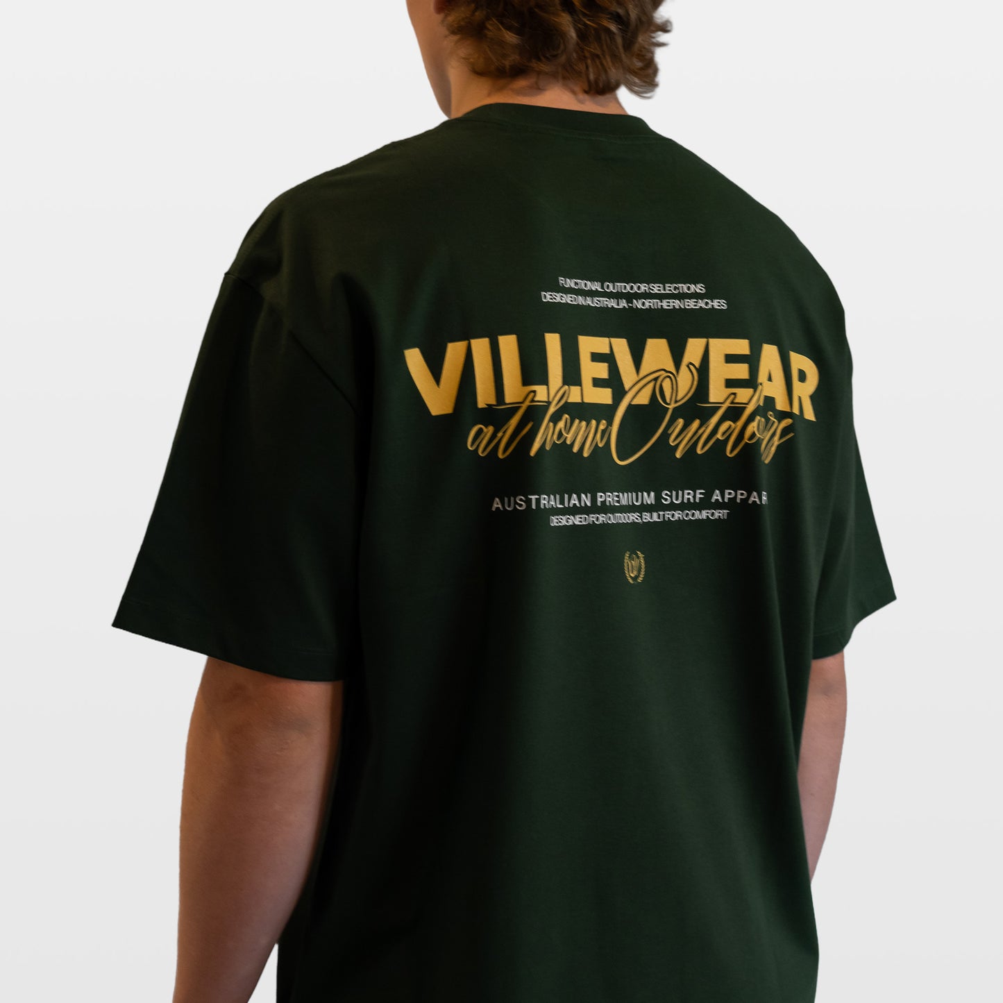 Socialite Heavyweight Oversized Tee - Evergreen