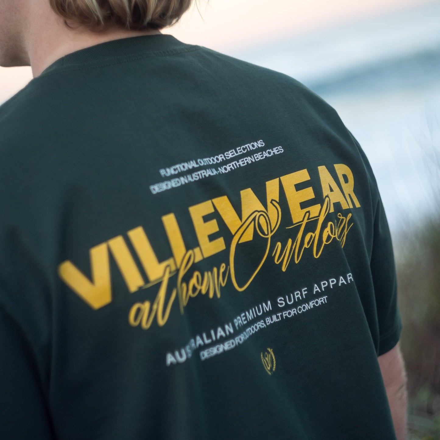 Socialite Heavyweight Oversized Tee - Evergreen