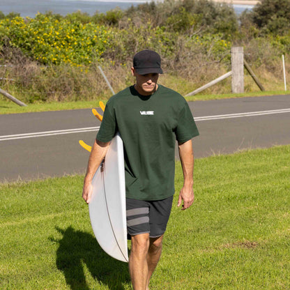 Pyro Heavyweight Oversized Tee - Evergreen