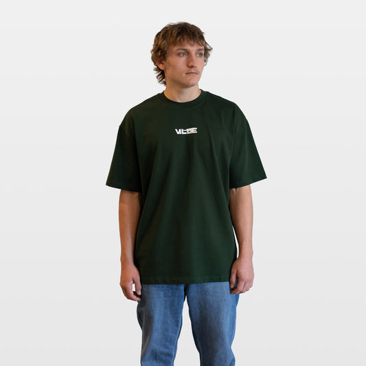Pyro Heavyweight Oversized Tee - Evergreen