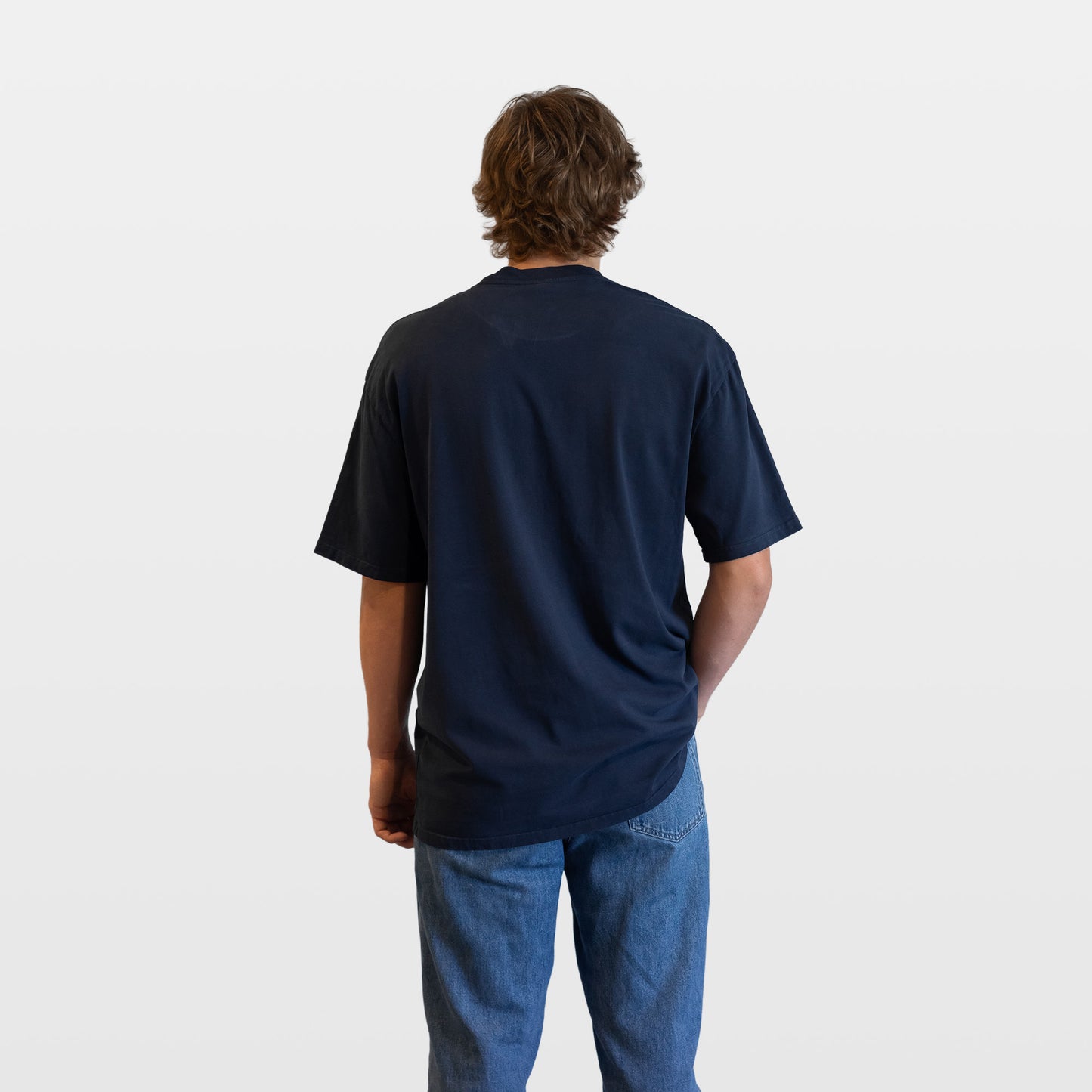 Pyro Heavyweight Oversized Tee - Navy