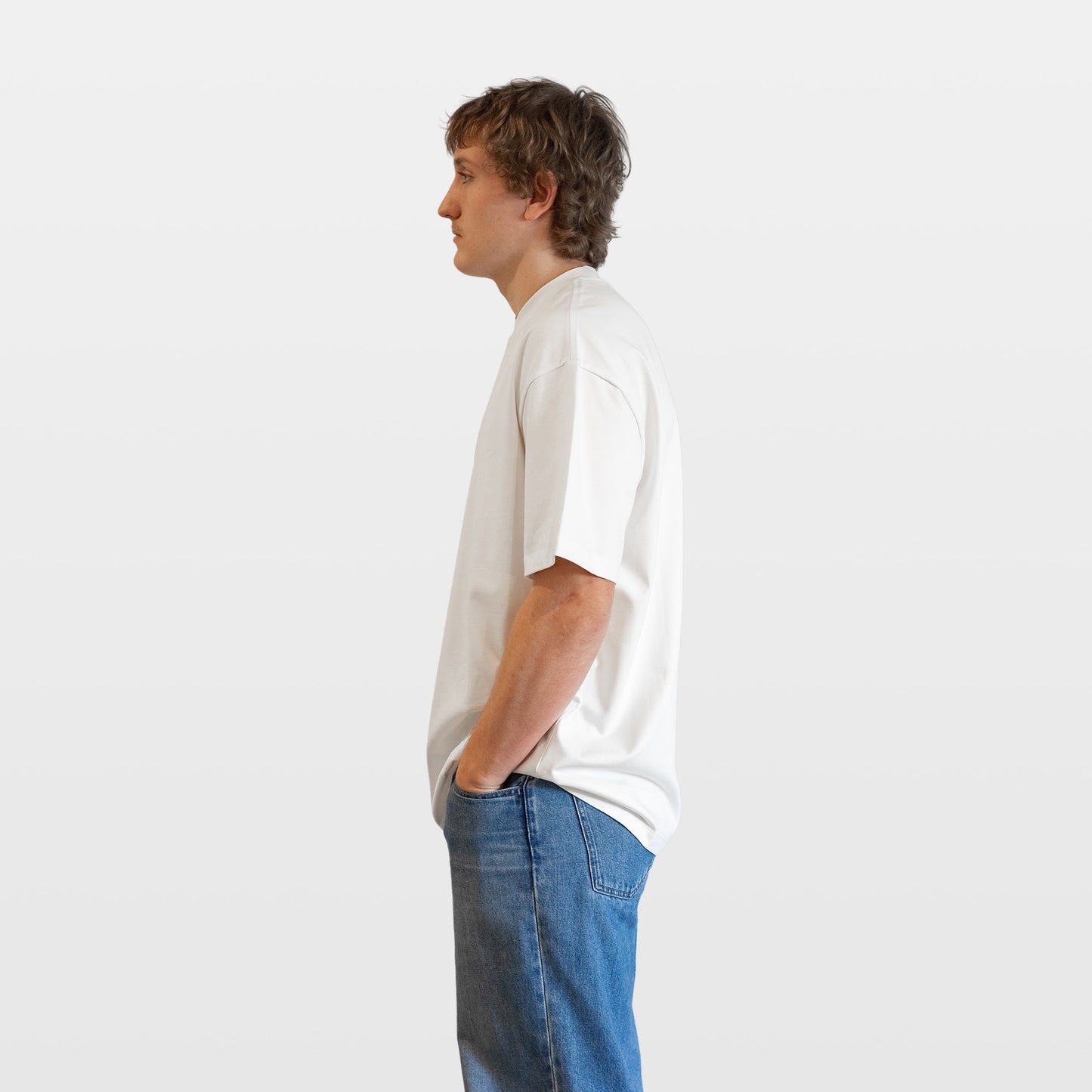 Pyro Heavyweight Oversized Tee - White