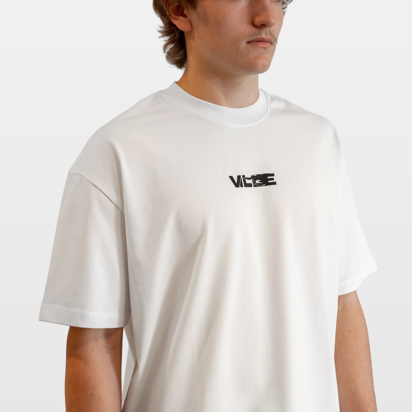 Pyro Heavyweight Oversized Tee - White