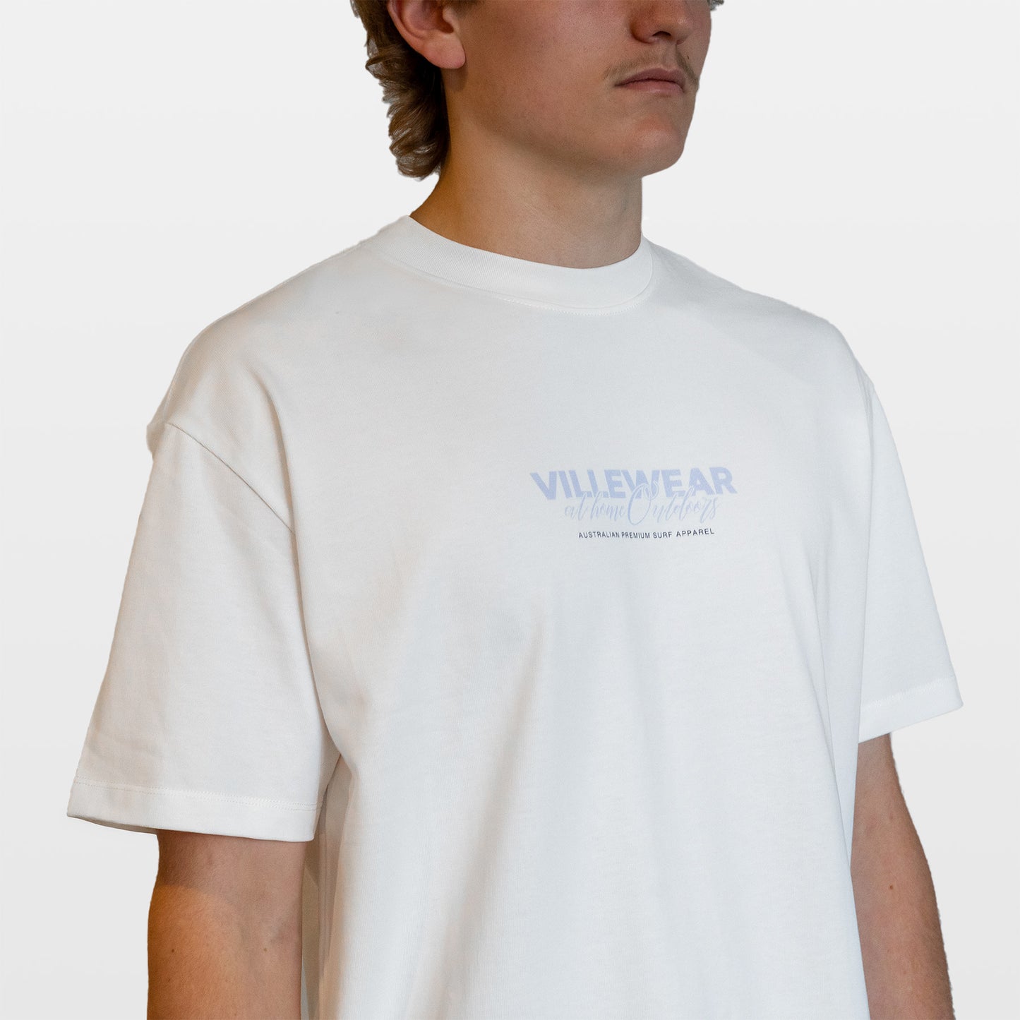 Socialite Heavyweight Oversized Tee - White