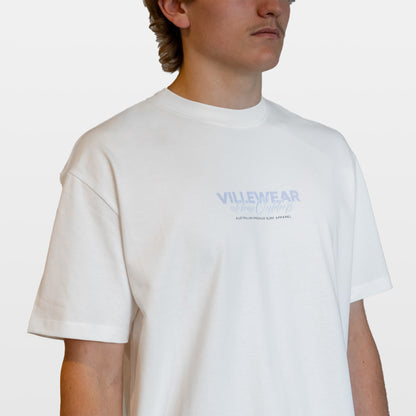Socialite Heavyweight Oversized Tee - White