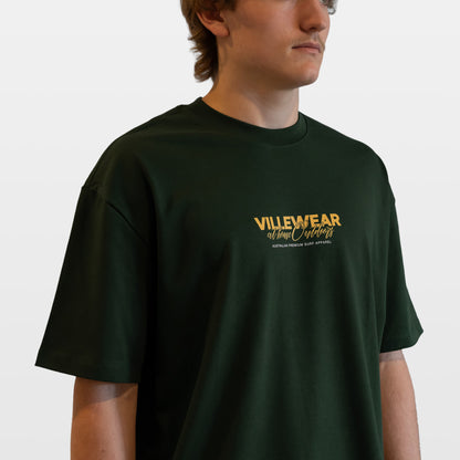 Socialite Heavyweight Oversized Tee - Evergreen