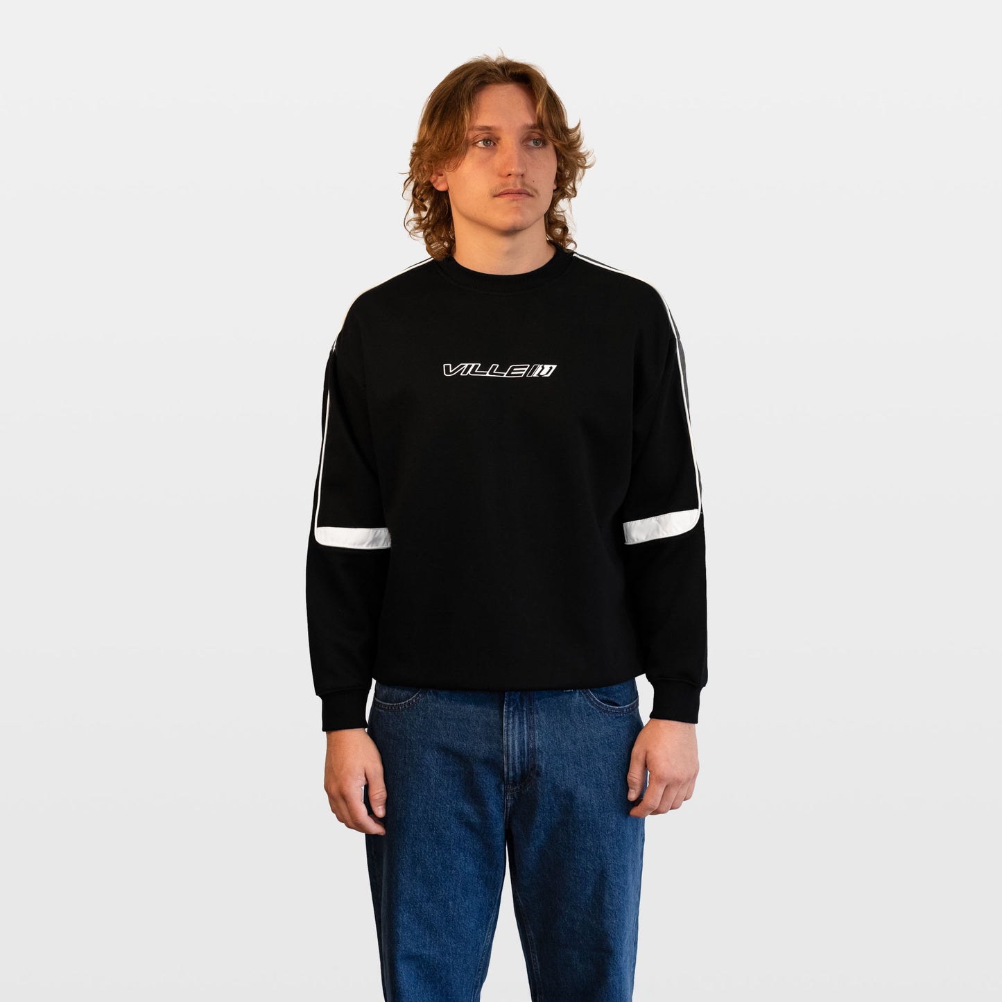 Archived Striped Sweatshirt - Black