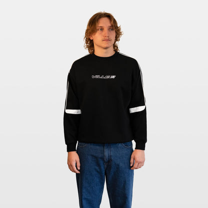 Archived Striped Sweatshirt - Black