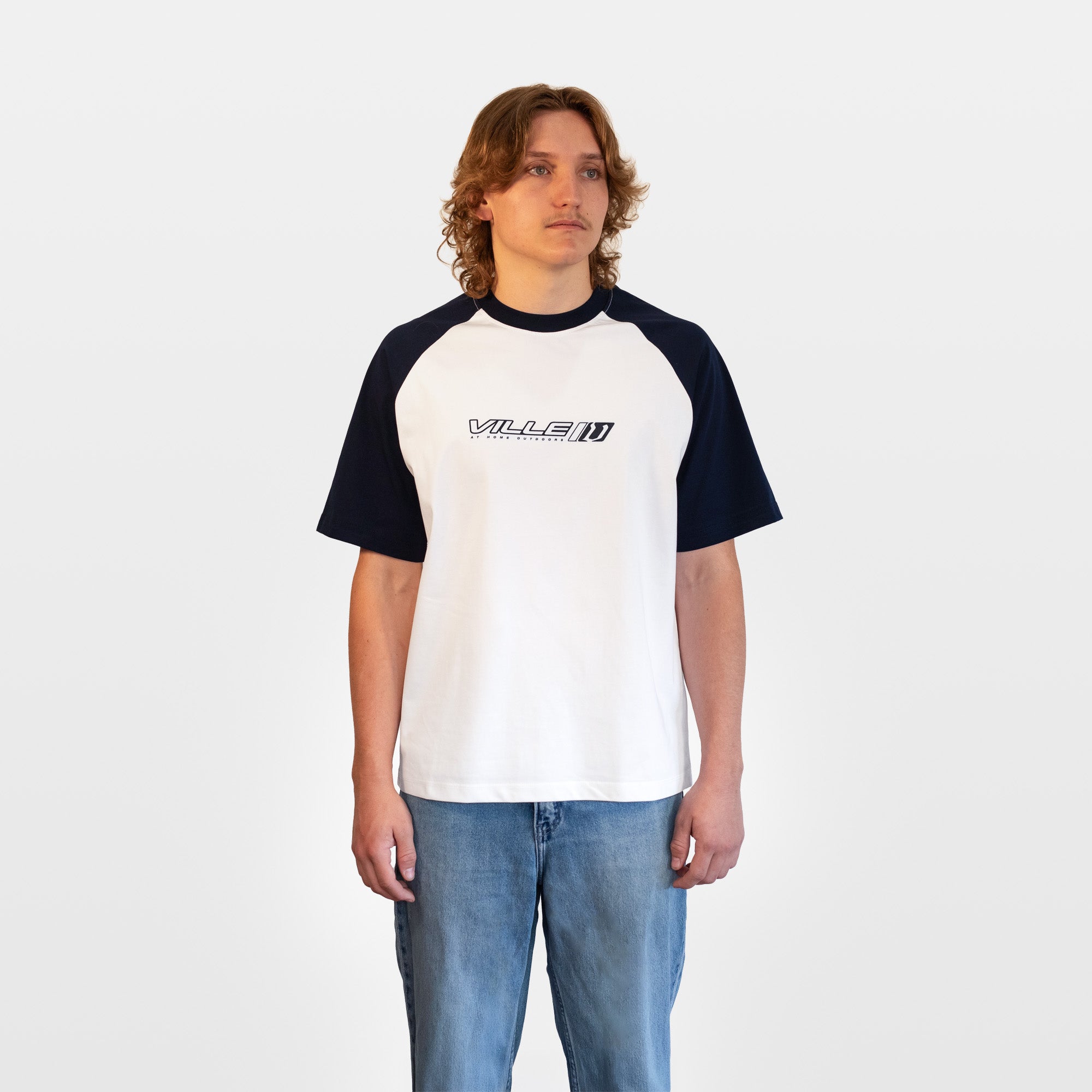 トップス archive GANGSTERVILLE raglan sleeve tee Archived Raglan Sleeve Tee - White – Ville archive GANGSTERVILLE