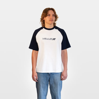 Archived Raglan Sleeve Tee - White