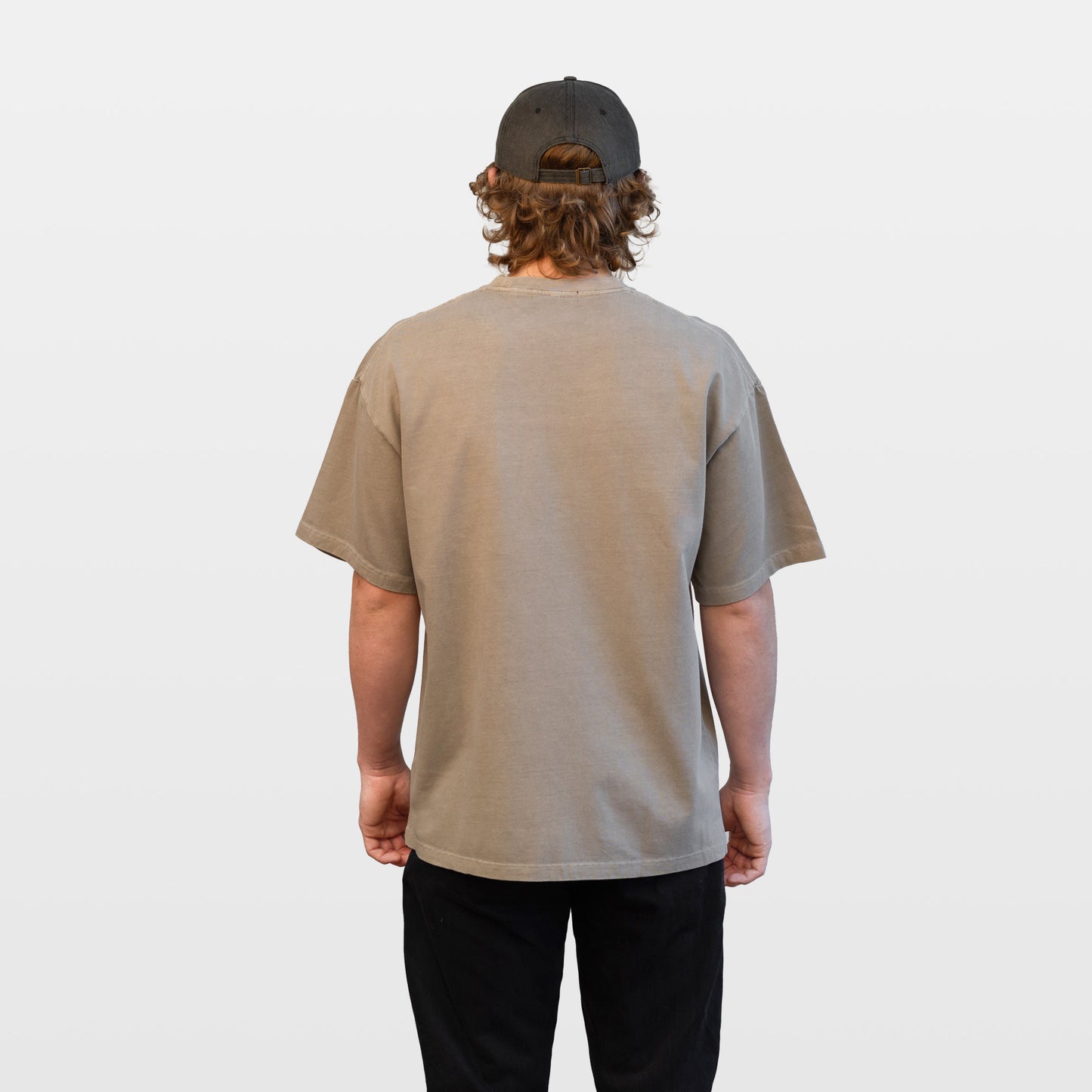Tiderun Washed Tee - Khaki