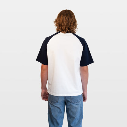 Archived Raglan Sleeve Tee - White