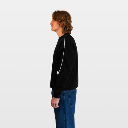 Archived Striped Sweatshirt - Black