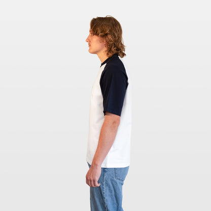 Archived Raglan Sleeve Tee - White