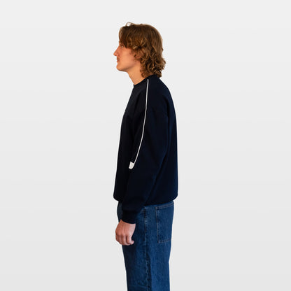 Archived Striped Sweatshirt - Navy