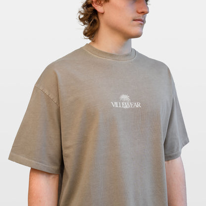 Tiderun Washed Tee - Khaki