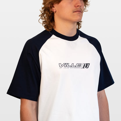 Archived Raglan Sleeve Tee - White