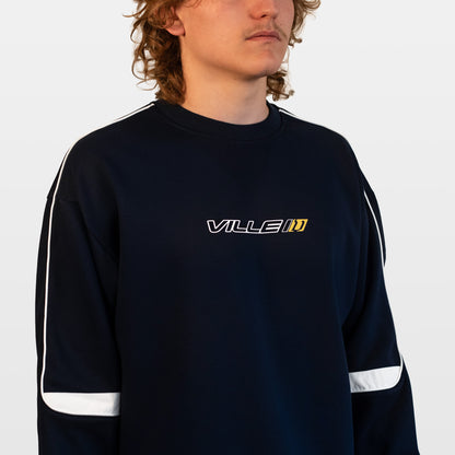 Archived Striped Sweatshirt - Navy