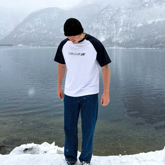 Archived Raglan Sleeve Tee - White